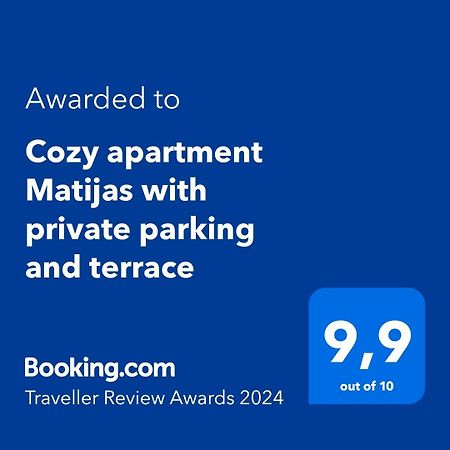 Cozy Apartment Matijas With Private Parking And Terrace Split Exterior foto